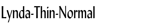 Lynda Thin Normal.ttf