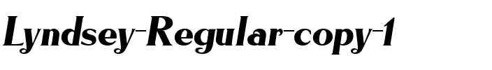 Lyndsey Regular.ttf