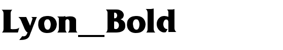 Lyon_Bold Normal.ttf