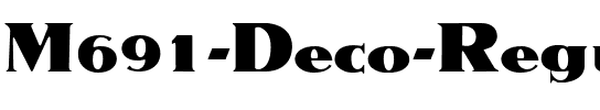 M691-Deco Regular.ttf