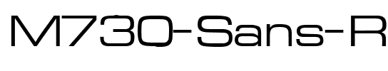 M730-Sans Regular.ttf