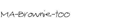 MA Brownie tOO Normal.ttf