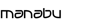 MANABU Regular.otf