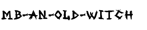 MB-An Old Witch Normal.ttf