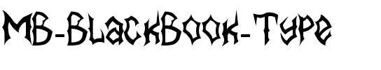 MB-BlackBook Type Normal.ttf