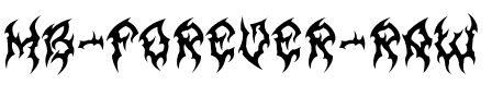 MB Forever Raw Normal.ttf