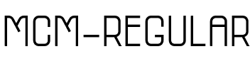 MCM Regular.otf