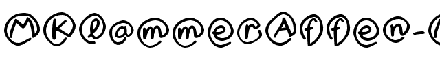 MKlammerAffen Regular.ttf