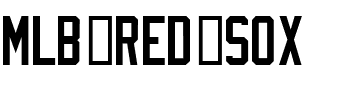 MLB Red Sox Regular.ttf