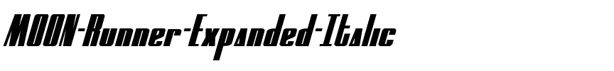 MOON Runner Expanded Italic Expanded Italic.ttf