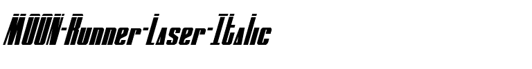 MOON Runner Laser Italic Italic.ttf