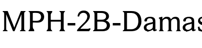 MPH 2B Damase Regular.ttf