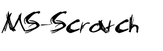 MS-Scratch Normal.ttf