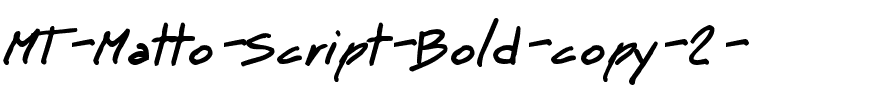 MT Matto Script Bold.ttf