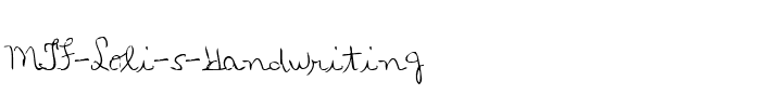MTF Loli's Handwriting Normal.ttf