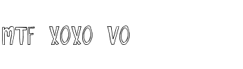 MTF XOXO Vo.2 Normal.ttf