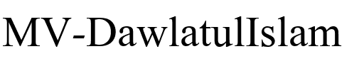 MV DawlatulIslam Regular.ttf