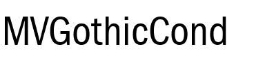 MVGothicCond Regular.ttf