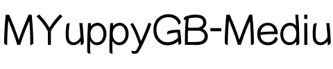 MYuppyGB-Medium Regular.ttf