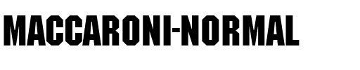 Maccaroni Normal.ttf