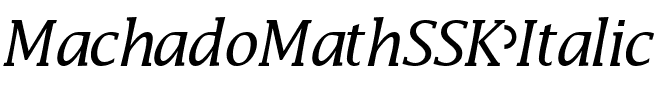 MachadoMathSSK Italic.ttf