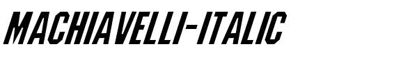 Machiavelli Italic.ttf