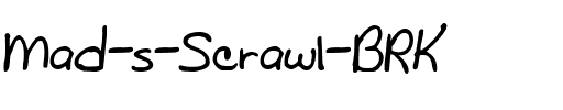 Mad’s Scrawl BRK Regular.ttf