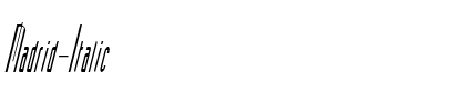 Madrid Italic.ttf