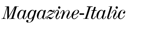 Magazine Italic.ttf