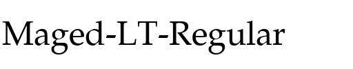 Maged LT Regular Regular.ttf