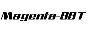 Magenta BBT Regular.ttf
