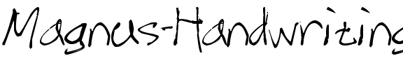 Magnus Handwriting Normal.ttf