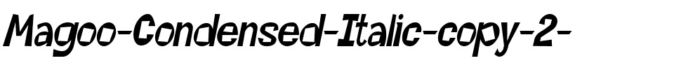 Magoo-Condensed Italic.ttf