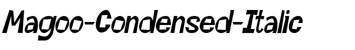 Magoo-Condensed Italic.ttf