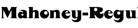 Mahoney Regular.ttf
