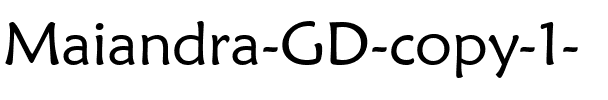 Maiandra GD Regular.ttf