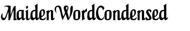 MaidenWordCondensed Regular.ttf