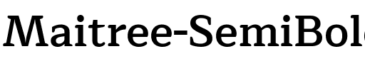 Maitree SemiBold Regular.ttf