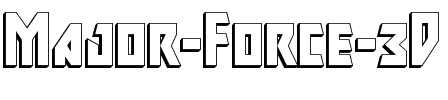 Major Force 3D Regular.ttf