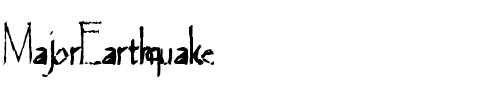 MajorEarthquake Normal.ttf