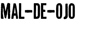 Mal de Ojo Normal.ttf