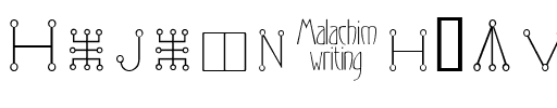 Malachim Writing Regular.ttf
