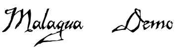 Malagua Demo Regular.ttf