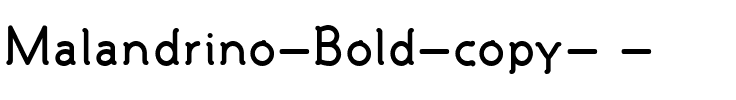 Malandrino Bold.ttf
