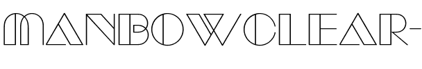 Manbow Clear Regular.ttf