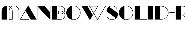 Manbow Solid Regular.ttf