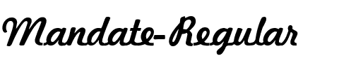 Mandate Regular.ttf