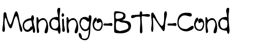 Mandingo BTN Cond Regular.ttf