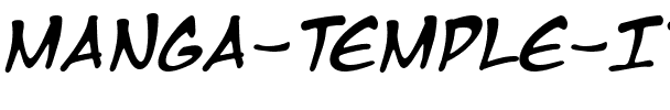 Manga Temple Italic.ttf