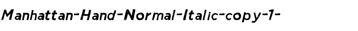 Manhattan Hand Medium Italic.ttf
